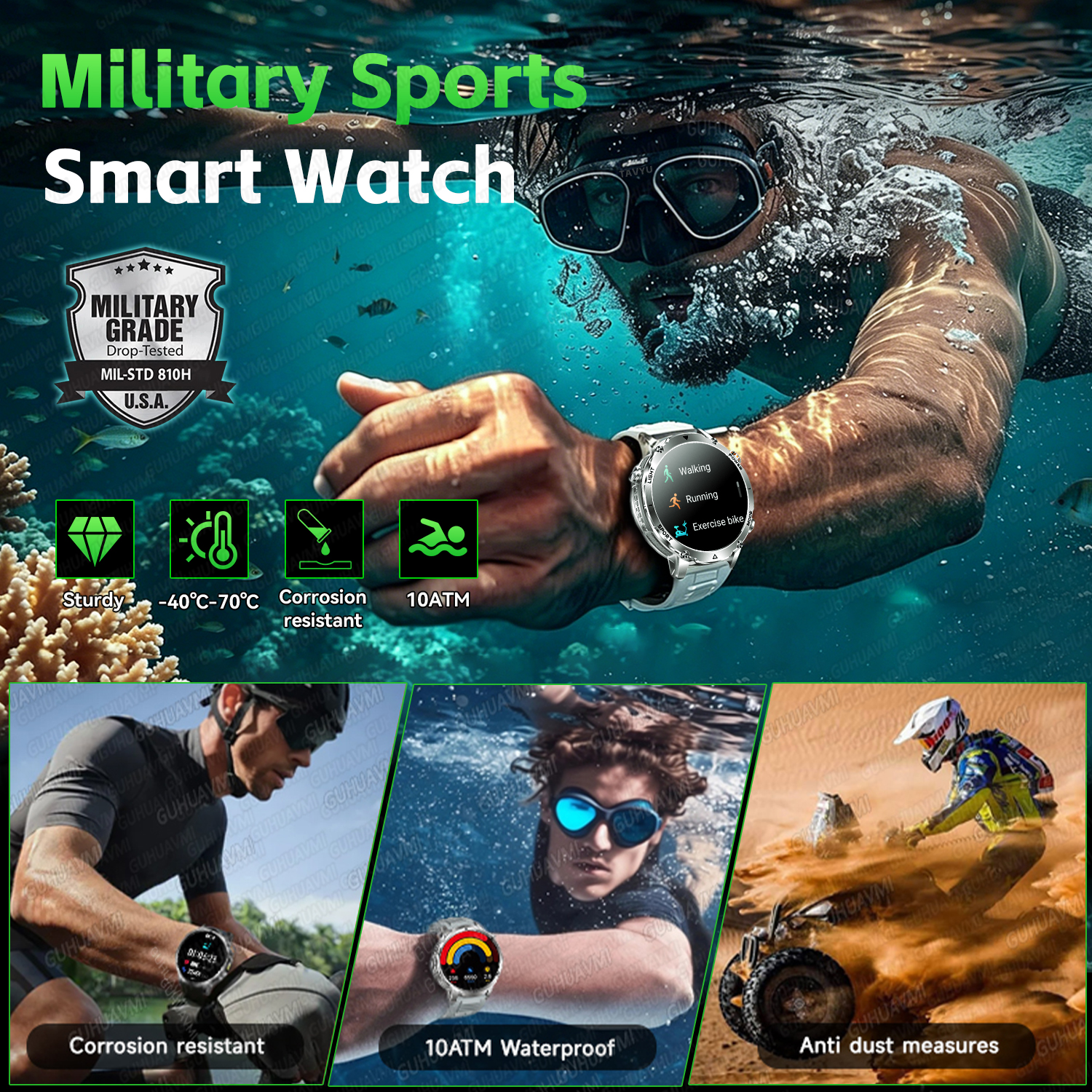2026 New Military Smart Watch  - đánh giá và giá Outdoor Lighting Smart Controller