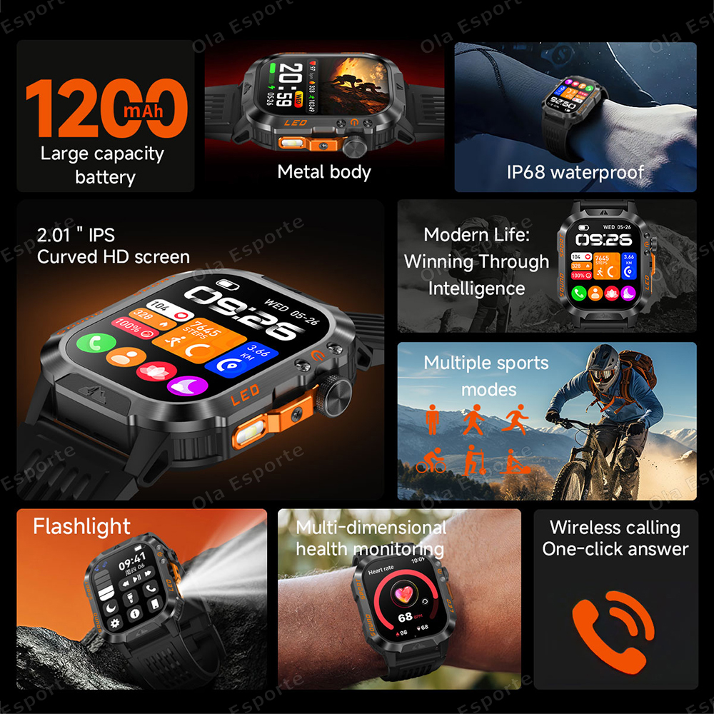 2026 New Military Smart Watch  - đánh giá và giá Outdoor Lighting Smart Controller