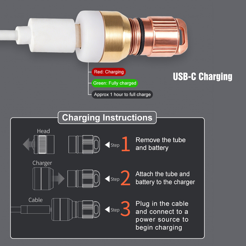 Copper Flashlight EDC LED Pock - đánh giá và giá Outdoor Lighting Brass