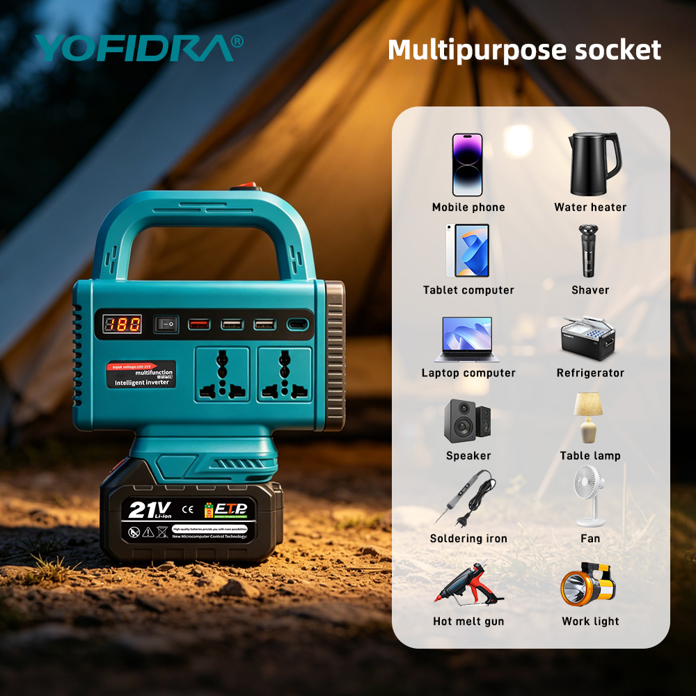 YOFIDRA 220V Portable Power In - đánh giá và giá Outdoor Lighting Battery Operated