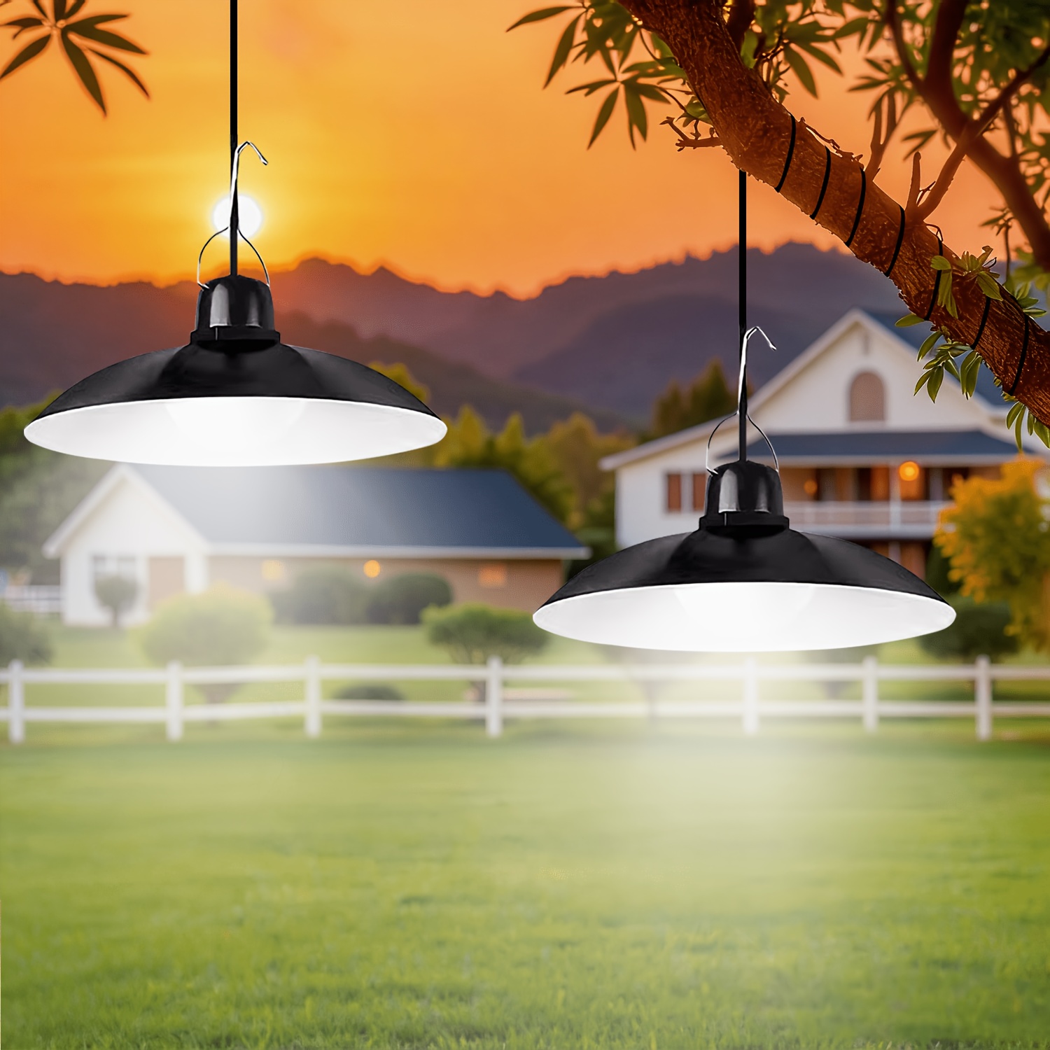 1pc Solar Pendant Light Outdoo - đánh giá và giá Outdoor Lighting Pendant