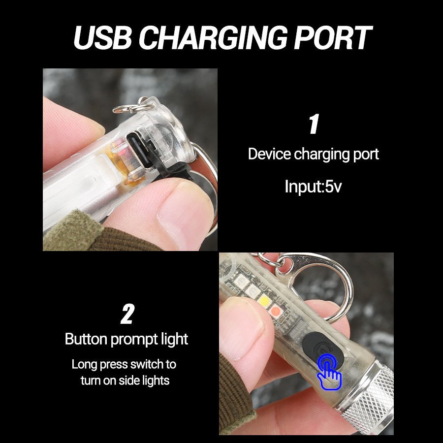 Mini Keychain Flashlight USB R - đánh giá và giá Outdoor Lighting Ideas