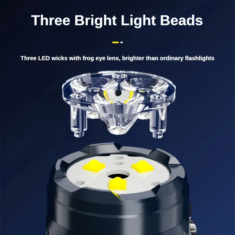 Mini 3LED Flashlight With Pen  - đánh giá và giá Outdoor Lighting Ideas