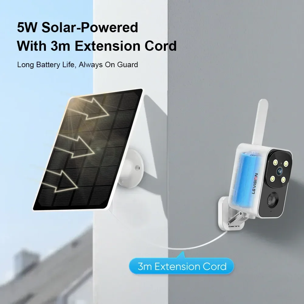 LS VISION Outdoor Solar Camera - đánh giá và giá Outdoor Lighting And Camera