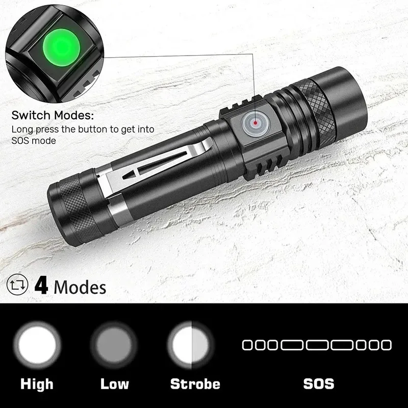 T6 LED Rechargeable Flashlight - đánh giá và giá Outdoor Lighting Ideas