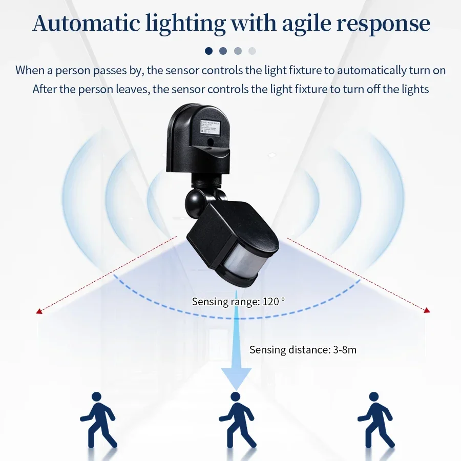 PIR Motion Sensor 220V 110V 12 - đánh giá và giá Outdoor Lighting For Steps