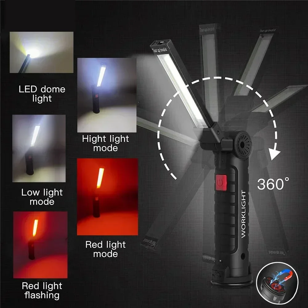 LED COB Flashlight USB Recharg - đánh giá và giá Outdoor Lighting Setup