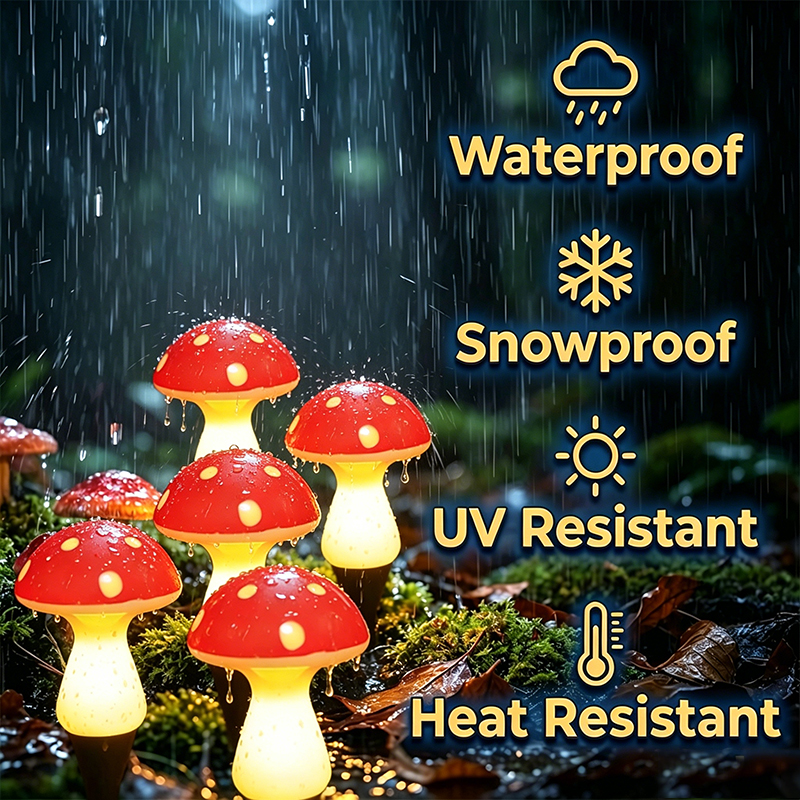 Outdoor LED Mushroom Decor Cou - đánh giá và giá Landscape Spike Light