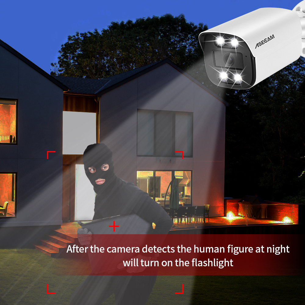 ASECAM 4K 8MP IP Camera Outdoo - đánh giá và giá Outdoor Lighting Under Roof