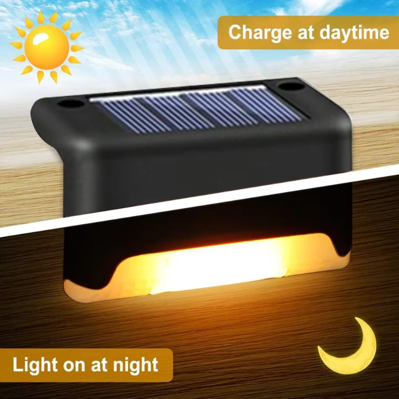 Outdoor Solar Step Lights Warm - đánh giá và giá Outdoor Lighting For Steps