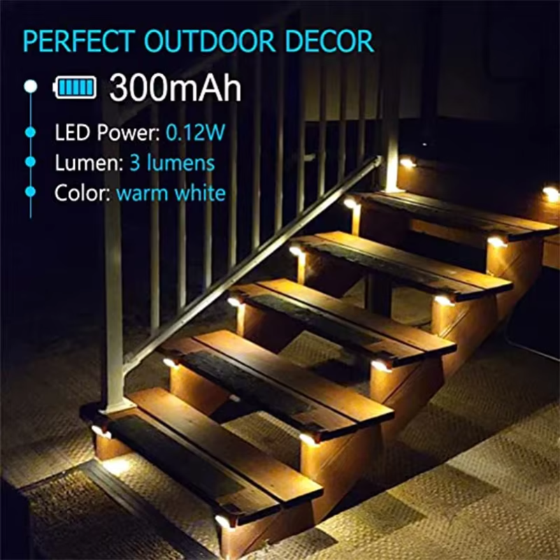 Outdoor Solar Step Lights Warm - đánh giá và giá Outdoor Lighting For Steps