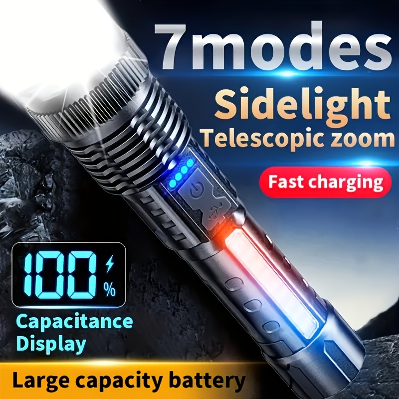 Powerful LED Flashlight Batter - đánh giá và giá Outdoor Lighting Battery Operated