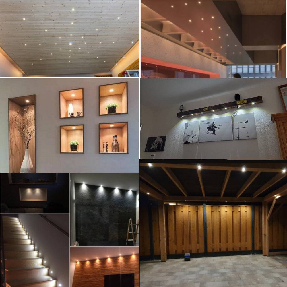 Mini Downlight LED 12V 15mm Re - đánh giá và giá Outdoor Lighting Under Roof