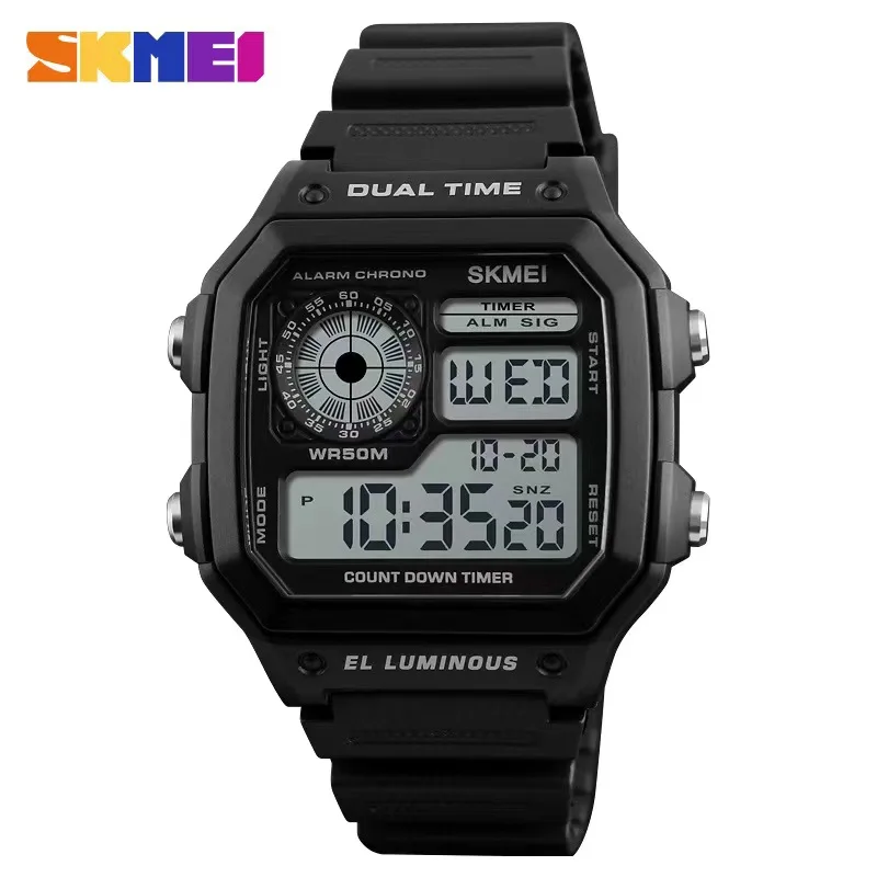 Skmei  Fashion Men PU Strap Mu - đánh giá và giá Outdoor Lighting Zones