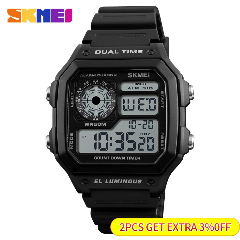 Skmei  Fashion Men PU Strap Mu - đánh giá và giá Outdoor Lighting Zones